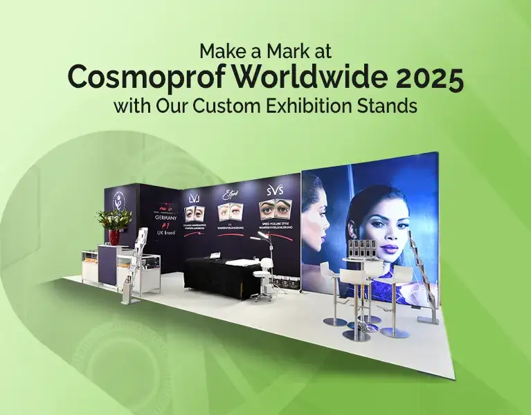 exhibition stand builders for Cosmoprof Worldwide 2025