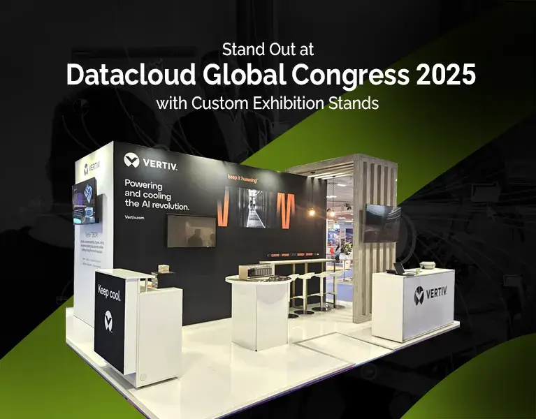 exhibition stand builder for Datacloud Global Congress 2025