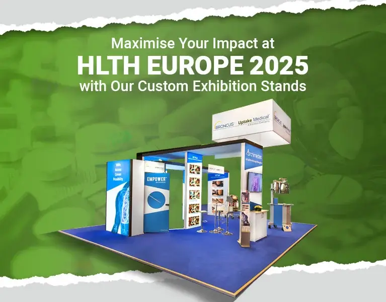 exhibition stand builder for HLTH Europe 2025