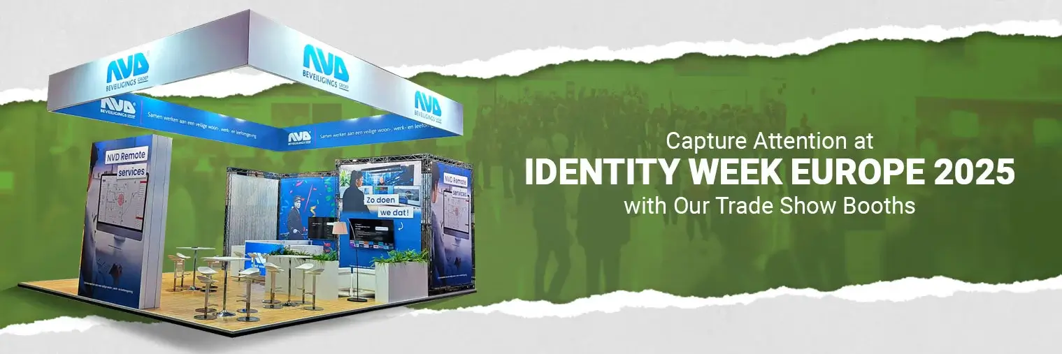 exhibition stand builder for Identity Week Europe 2025