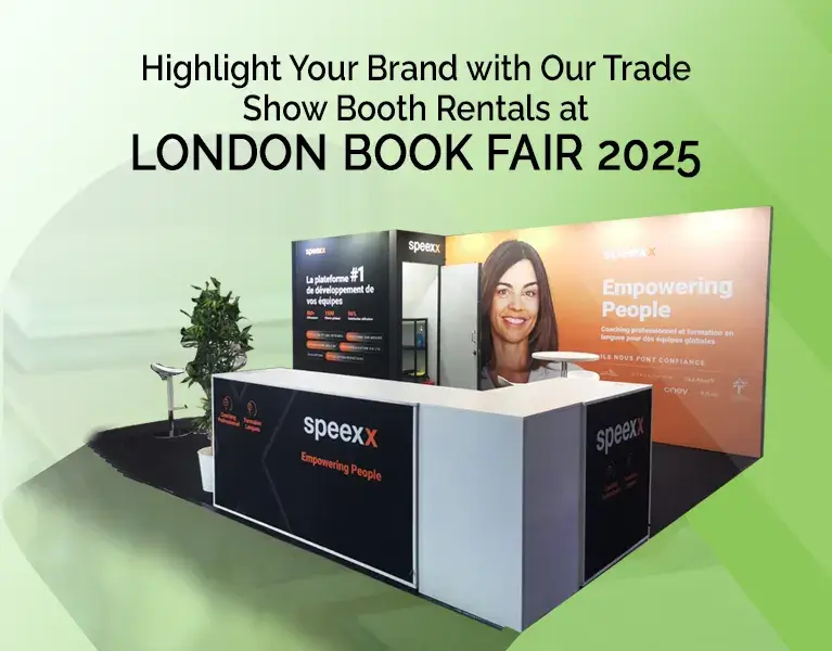 exhibition stand builder for London Book Fair