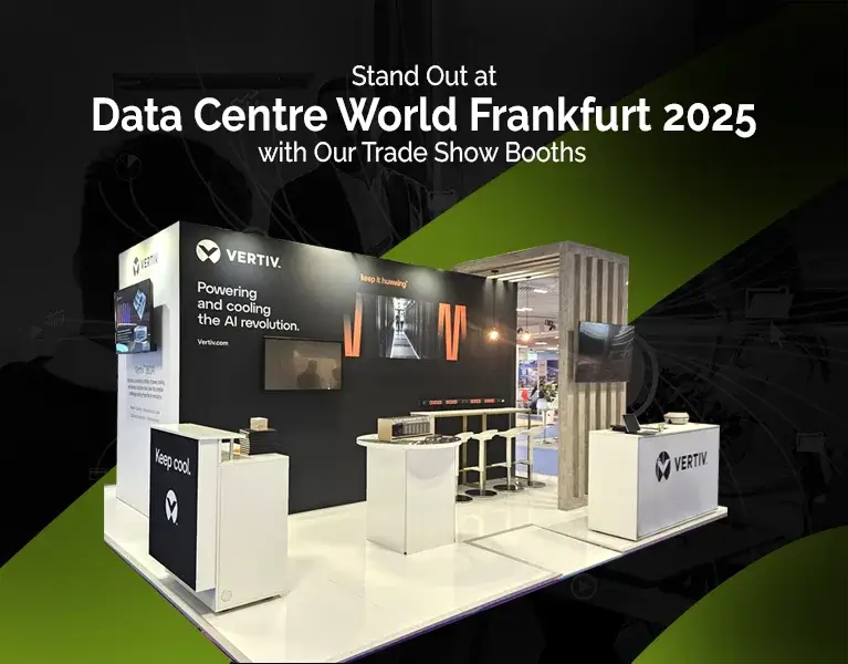 exhibition stand builder for Data Centre World Frankfurt 2025