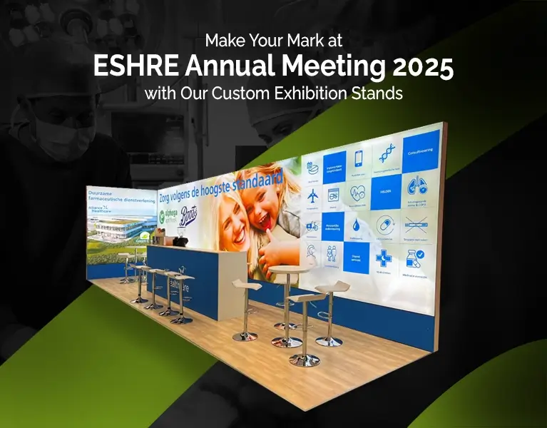 exhibition stand builder for ESHRE Annual Meeting 2025