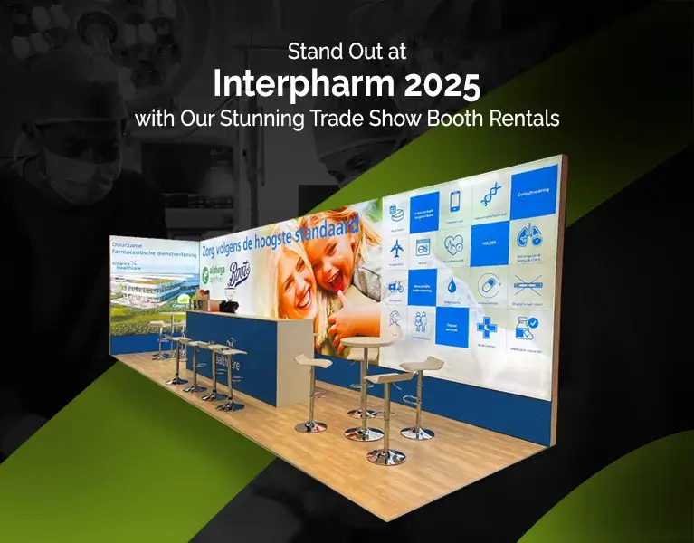 exhibition stand builder for Interpharm 2025