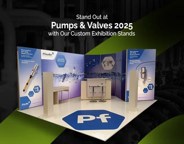 exhibition stand builder for pumps & valves 2025